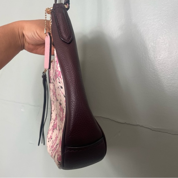 Coach Daisy Print Chaise 61 Crossbody Floral Pink White Purple L1979 89471 - Picture 6 of 14